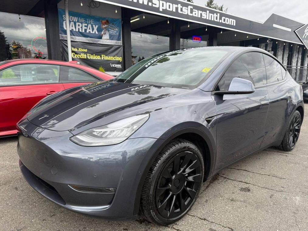 TESLA MODEL Y 2021 5YJYGAEE4MF285768 image